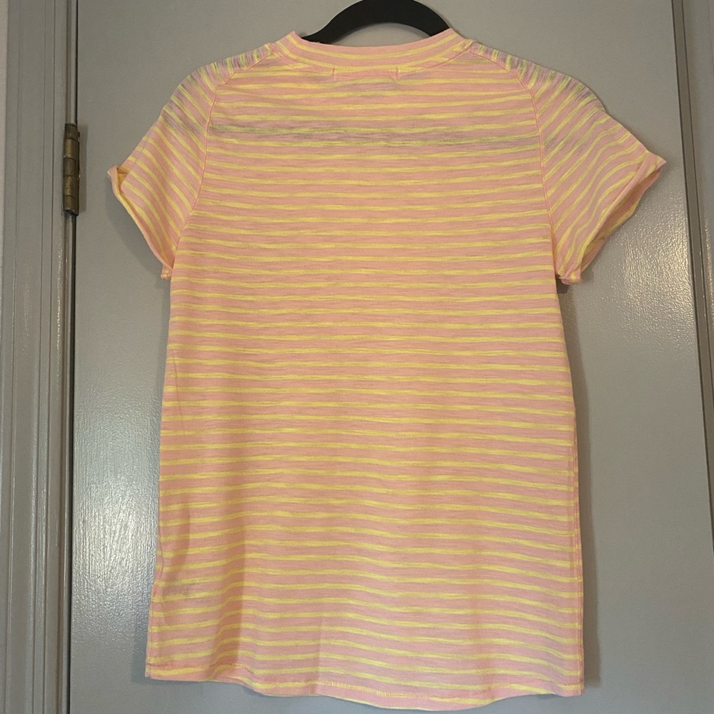 We The Free Short Sleeve Tee in Pink and Yellow